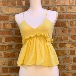 Yellow Crop Top